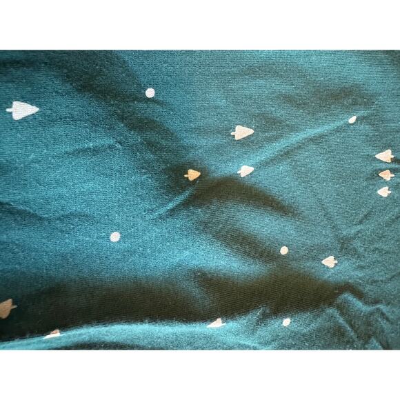 Eberjey soft cotton long sleeve pajama set green christmas tree size 6/10 - Picture 5 of 6